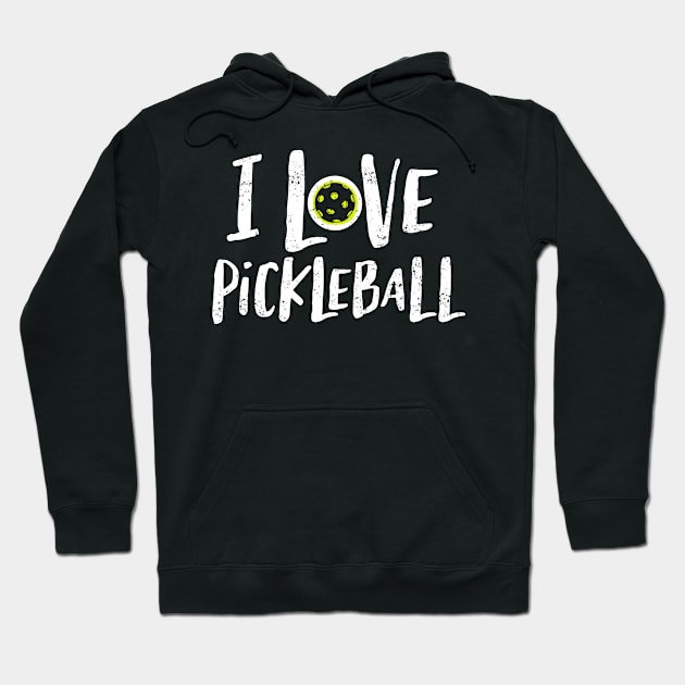 I love Pickleball Shirt Hoodie by Silo Co.
